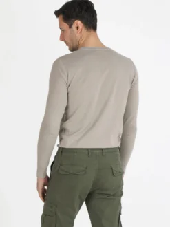 Johnny Looper Maglia girocollo da uomo in cotone