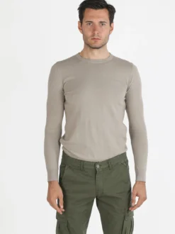 Johnny Looper Maglia girocollo da uomo in cotone