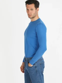 Johnny Looper Maglia girocollo da uomo in cotone