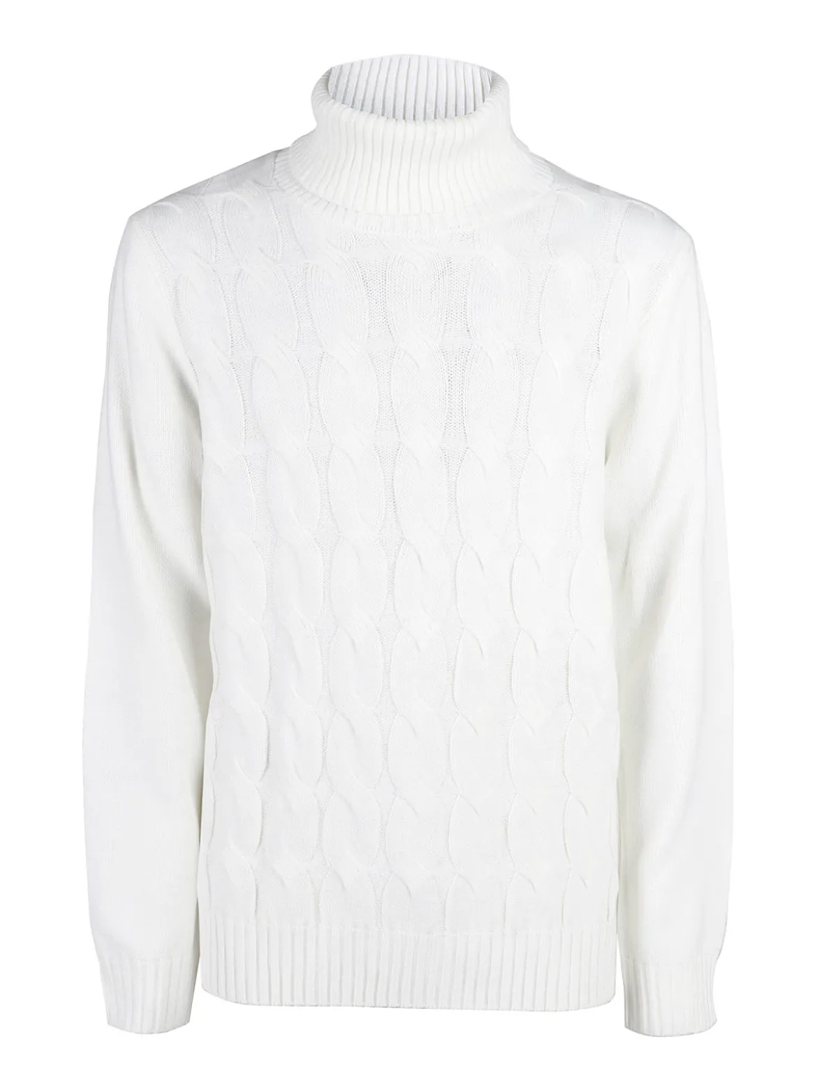 Johnny Looper Maglione dolcevita da uomo a trecce