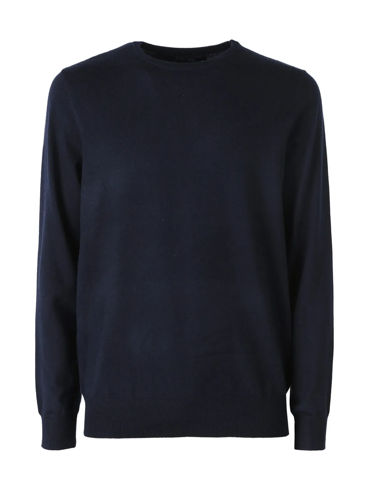 Johnny Looper Maglione girocollo da uomo in misto lana - blu scuro