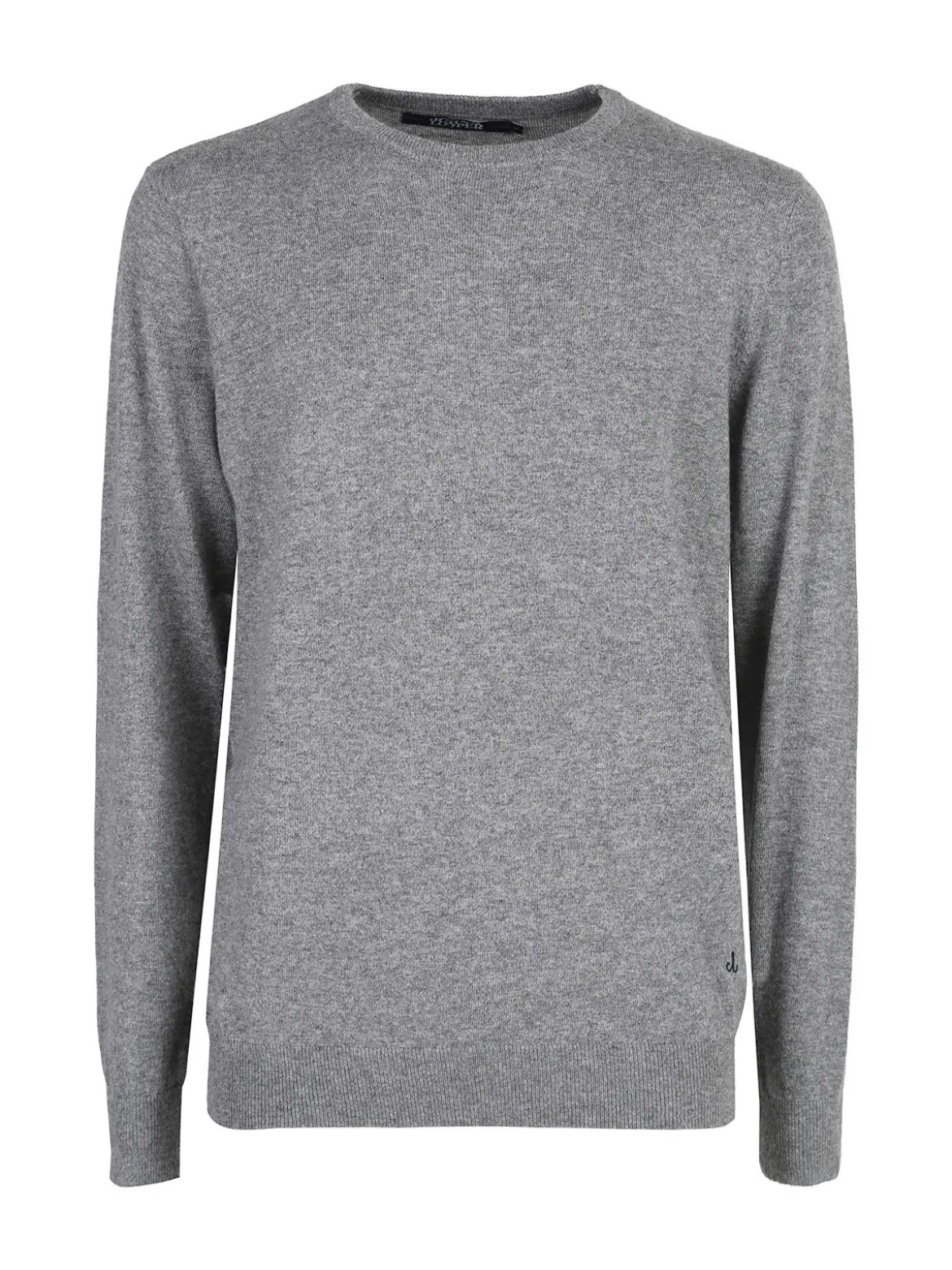Johnny Looper Maglione girocollo da uomo in misto lana - grigio