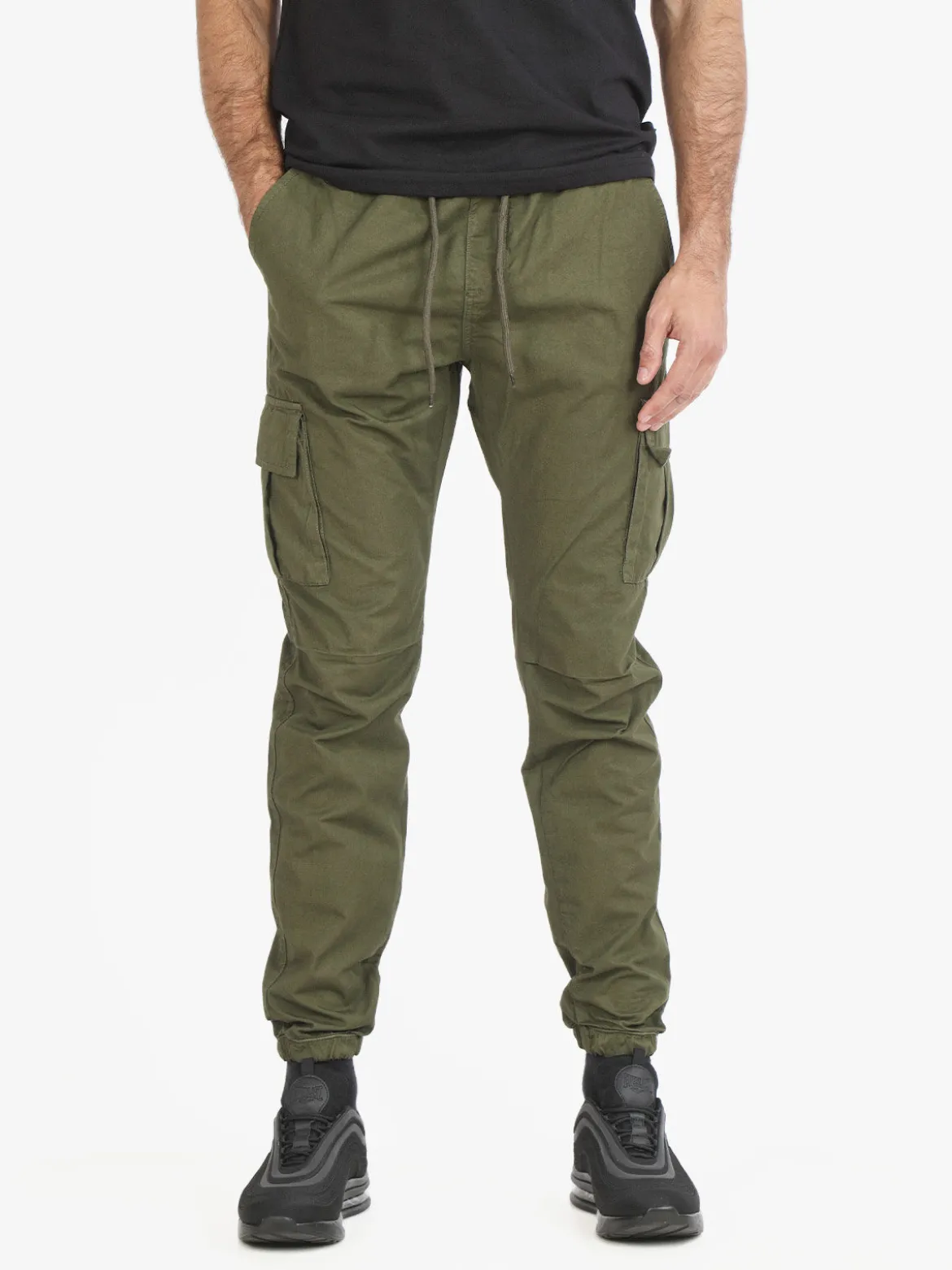 Johnny Looper Pantaloni da uomo con tasconi e coulisse