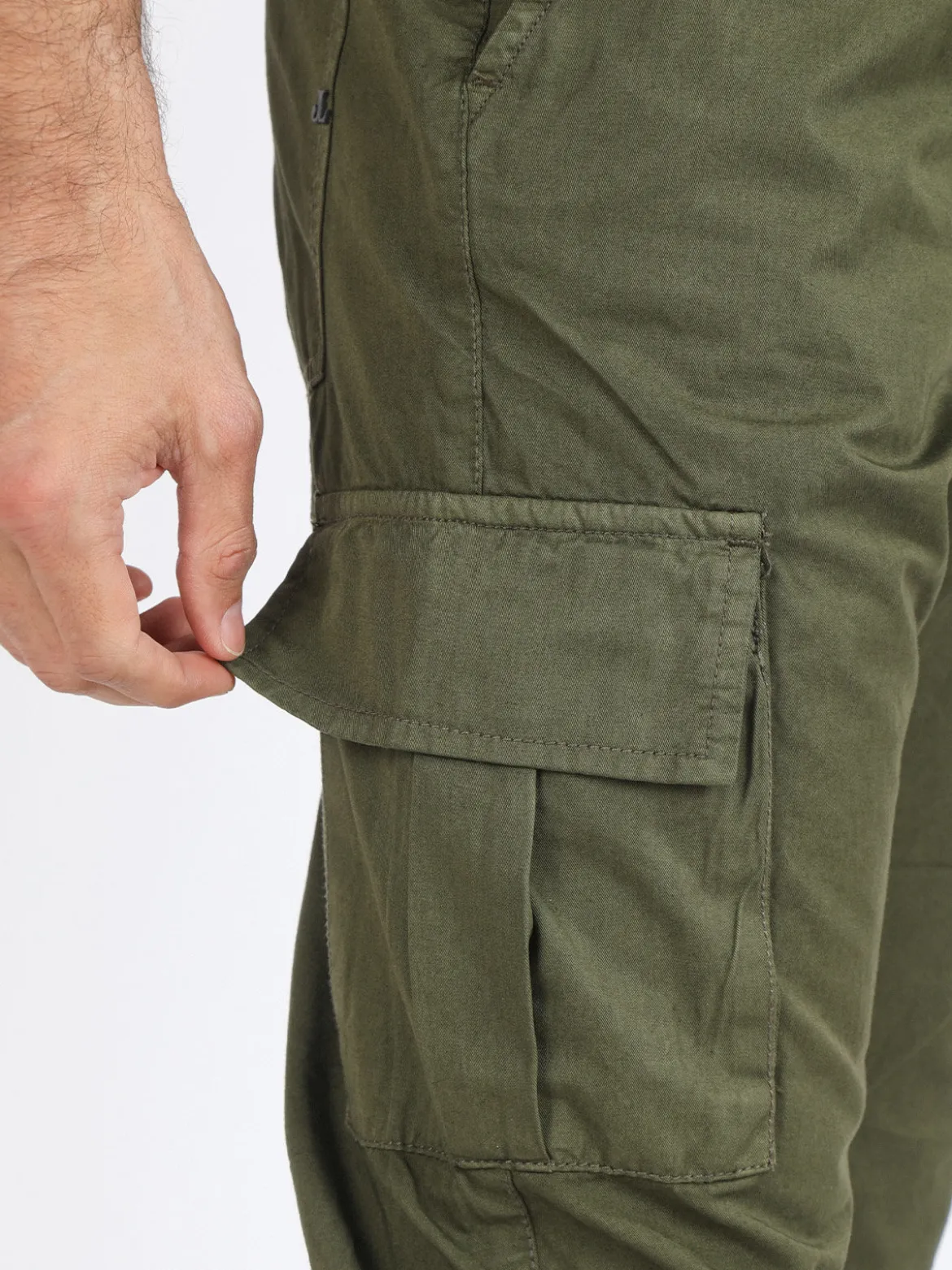 Johnny Looper Pantaloni da uomo con tasconi e coulisse