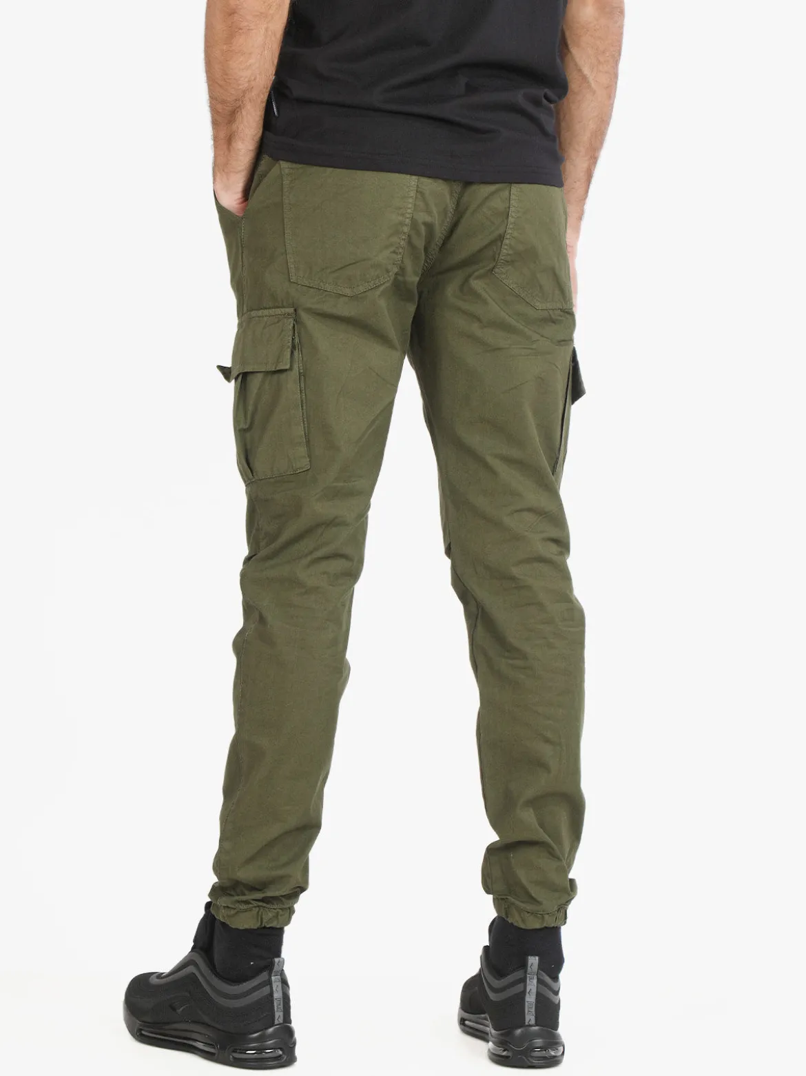 Johnny Looper Pantaloni da uomo con tasconi e coulisse