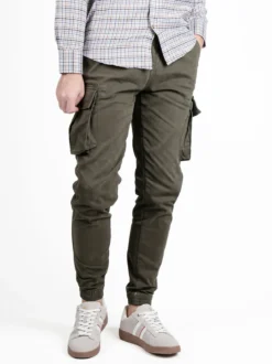 Johnny Looper Pantaloni da uomo con tasconi laterali e coulisse