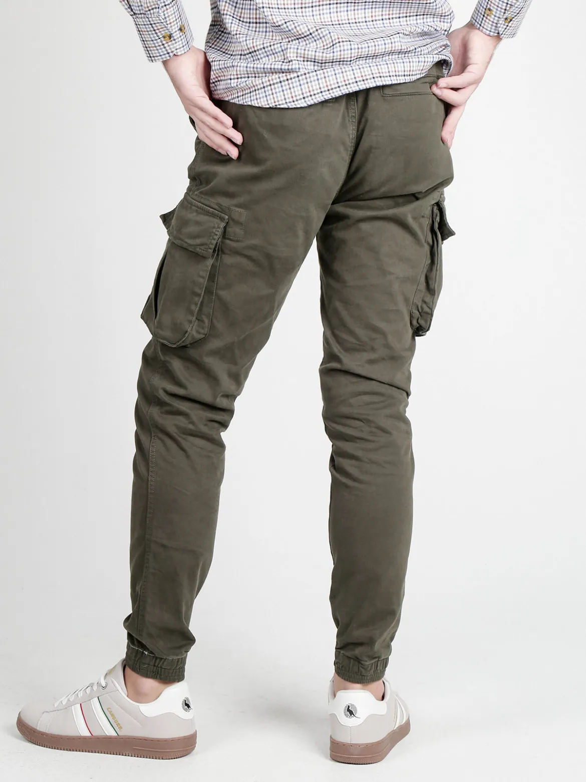 Johnny Looper Pantaloni da uomo con tasconi laterali e coulisse