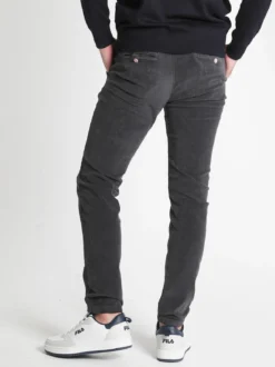Johnny Looper Pantaloni da uomo in velluto slim fit