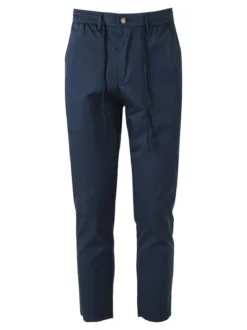 Johnny Looper Pantaloni da uomo super soft con coulisse - blu scuro