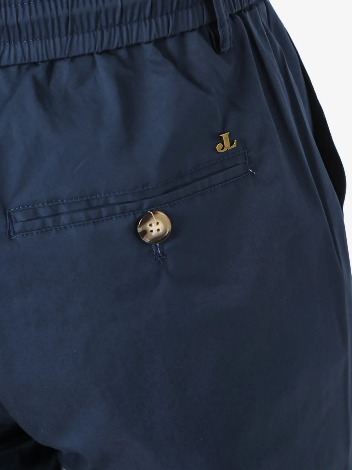 Johnny Looper Pantaloni da uomo super soft con coulisse - blu scuro