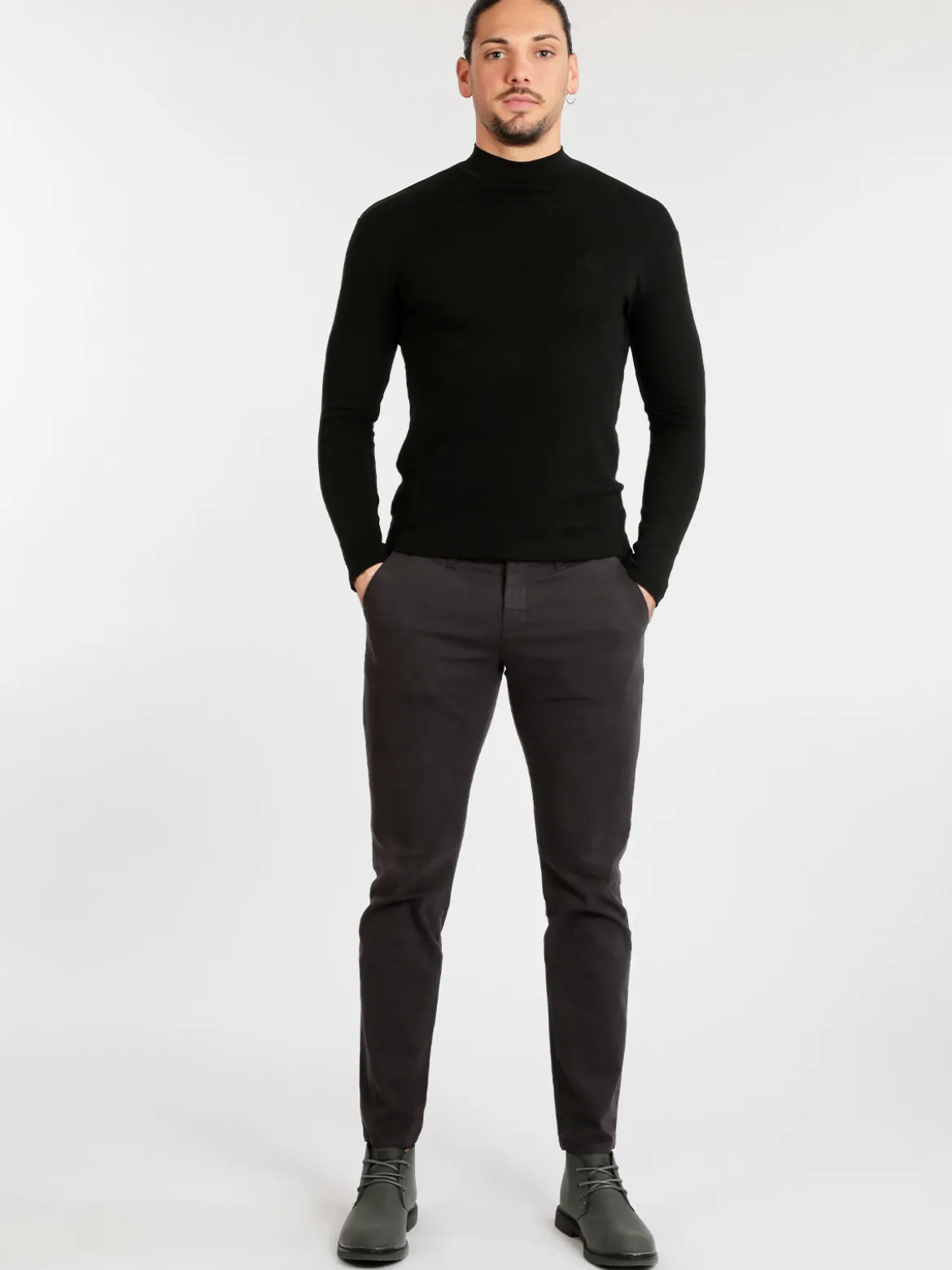 Johnny Looper Pantaloni uomo in cotone slim fit
