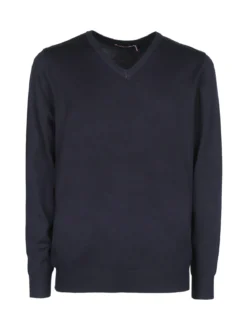 Johnny Looper Pullover da uomo in maglia con scollo a V