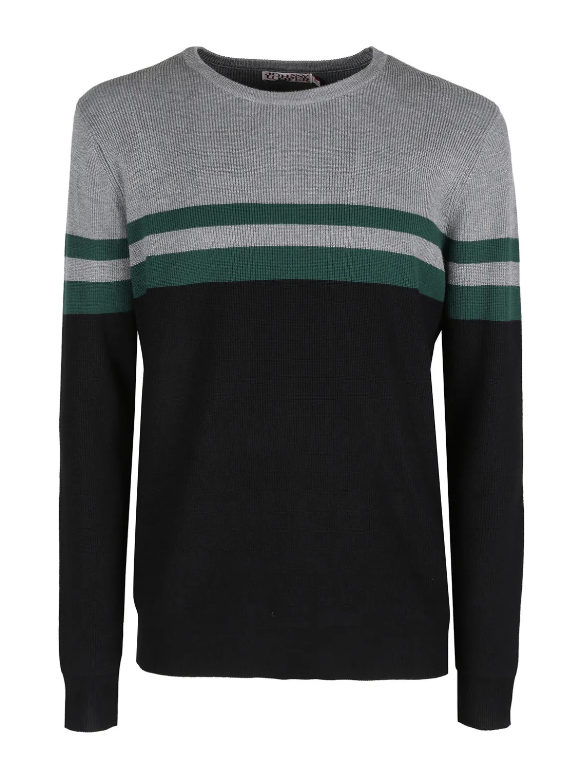 Johnny Looper Pullover girocollo da uomo a costine