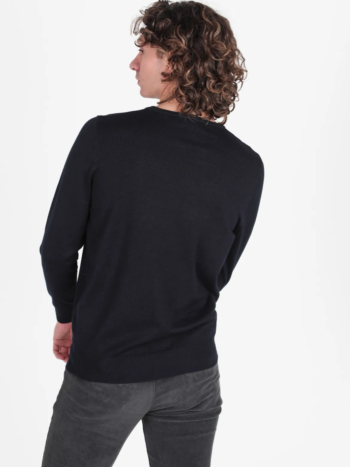Johnny Looper Pullover girocollo da uomo in maglia