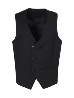 Jonny Wolf Gilet elegante da uomo doppiopetto