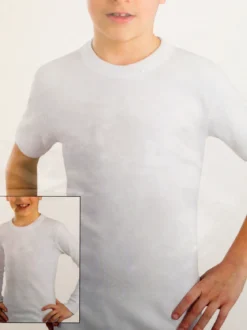 Joygio' T-shirt intima da bambino in caldo cotone