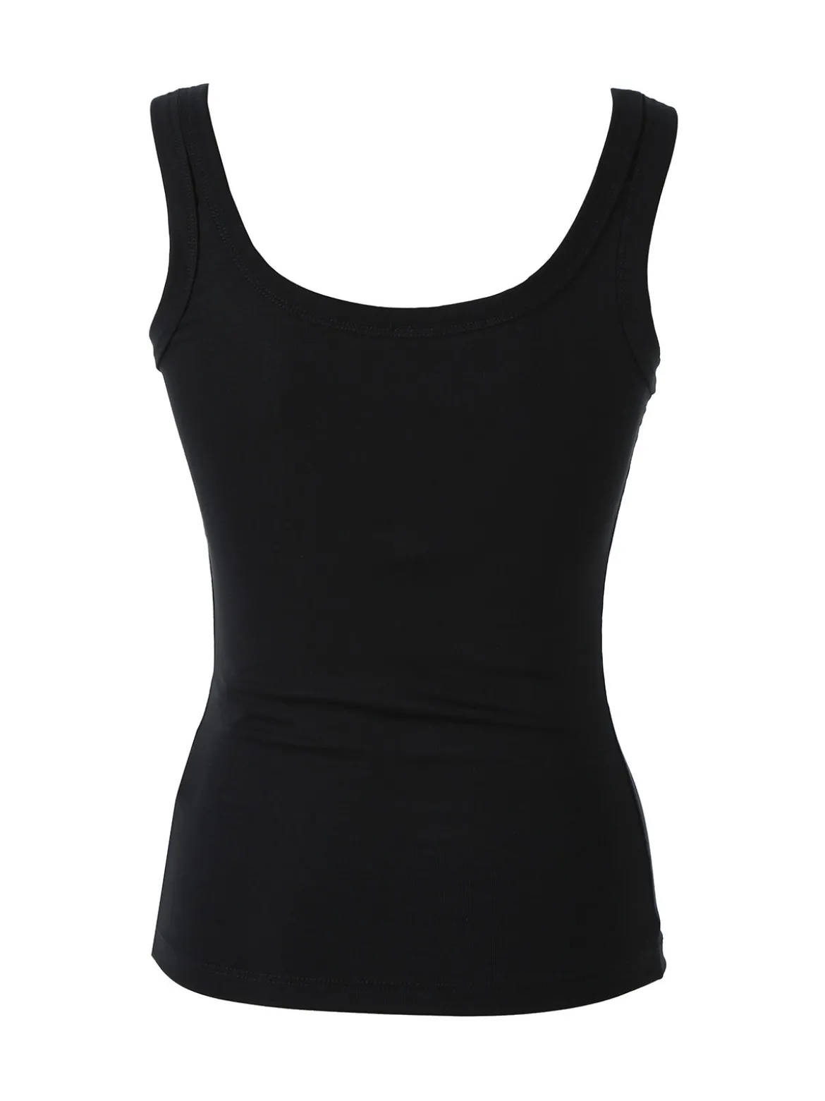 Just West Top girocollo da donna a spalla stretta - nero