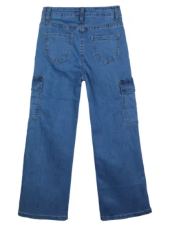 J Y Jeans cargo da ragazza a gamba dritta