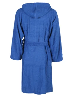 Kappa Accappatoio unisex in spugna con cappuccio - blu