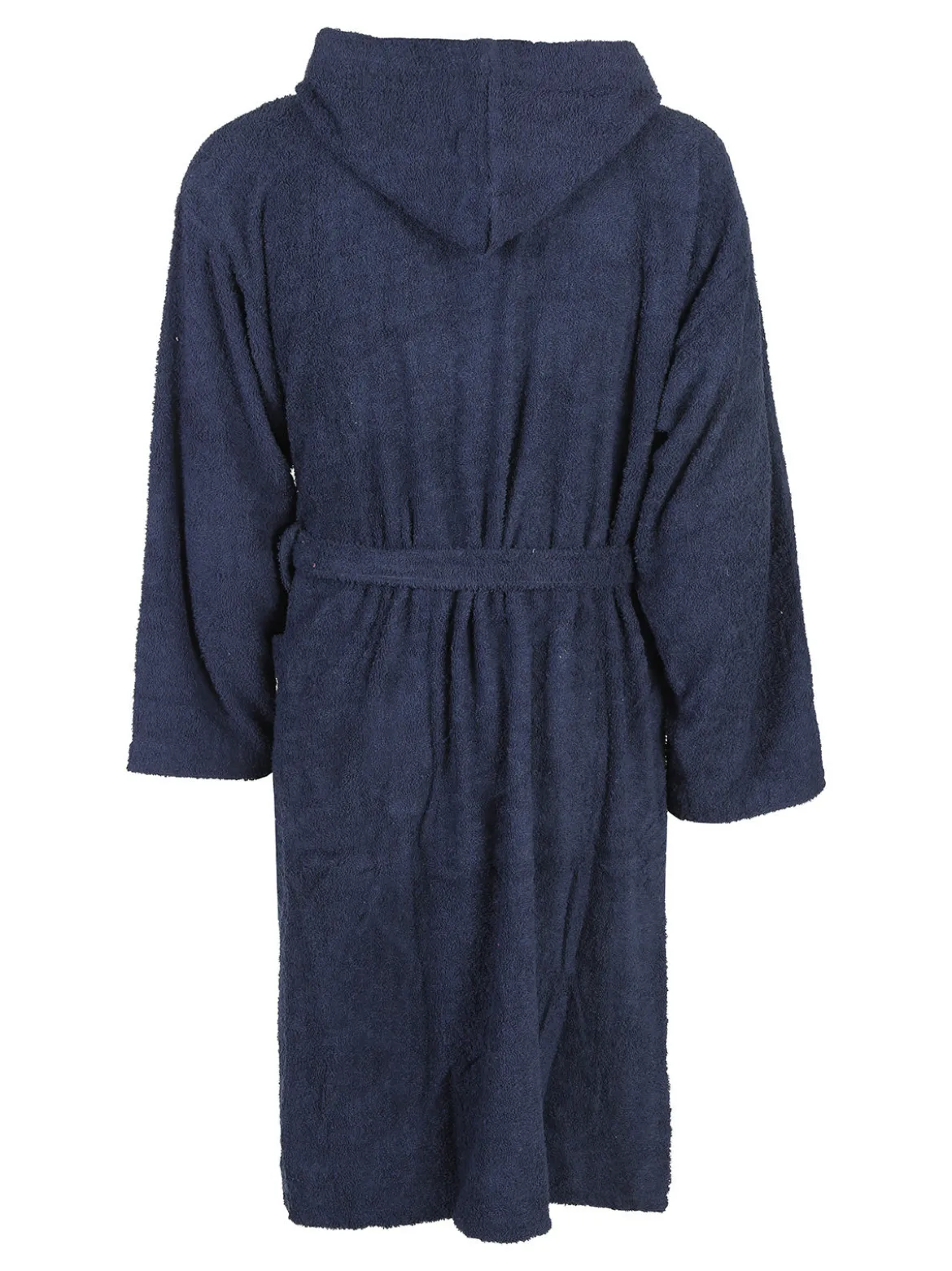 Kappa Accappatoio unisex in spugna con cappuccio - blu scuro