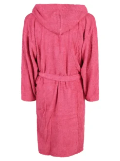 Kappa Accappatoio unisex in spugna con cappuccio - fucsia