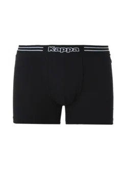 Kappa Boxer da uomo in cotone elasticizzato - nero