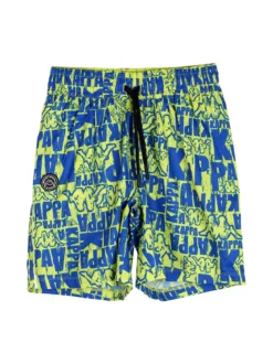 Kappa Boxer mare da ragazzo con stampa logo - limone