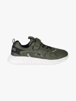 Kappa BREEZE Sneakers sportive da ragazzo con cinturino a strappo - militare