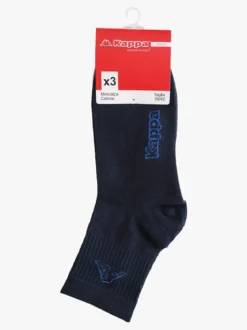 Kappa Calze in cotone uomo con logo. Confezione da 2 paia
