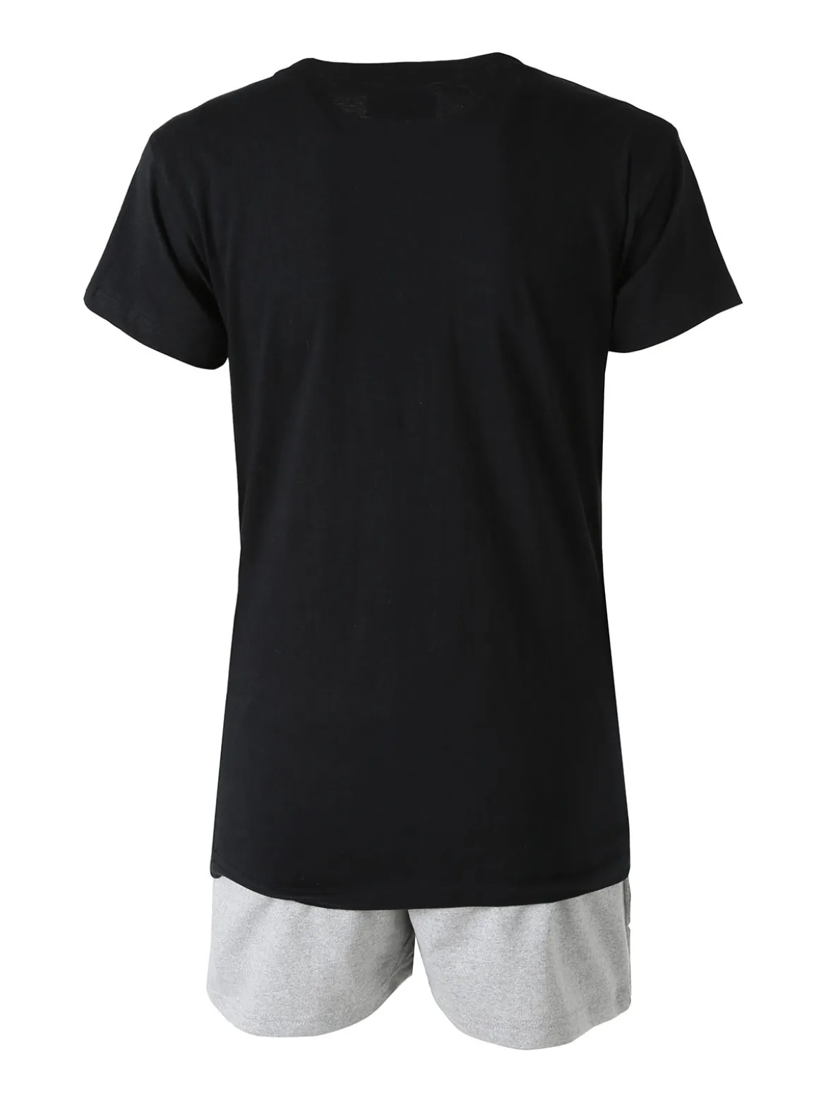 Kappa Completo corto da donna in cotone con logo - nero