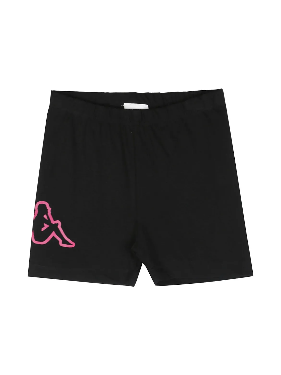 Kappa Completo corto da neonata in cotone con t-shirt orsacchiotto e shorts - fucsia