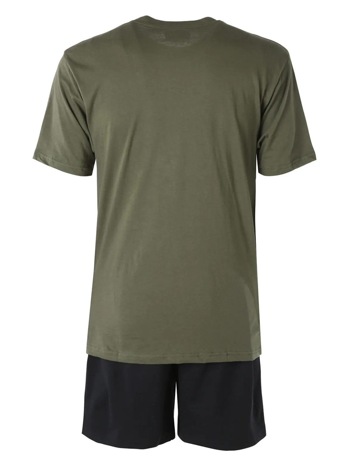 Kappa Completo corto da uomo in cotone con logo - militare