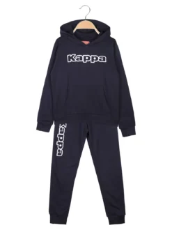 Kappa Completo da ragazzo 2 pezzi con cappuccio - blu scuro