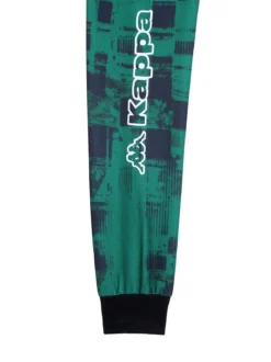 Kappa Completo da ragazzo 2 pezzi con cappuccio e zip - verde