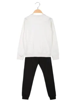 Kappa Completo girocollo da ragazza 2 pezzi - bianco