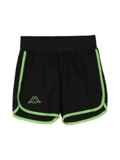 Kappa Completo smanicato da ragazza in cotone con canotta cropped e shorts - verde