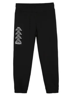 Kappa Completo tuta da bambina con felpa cropp e pantaloni in cotone - verde