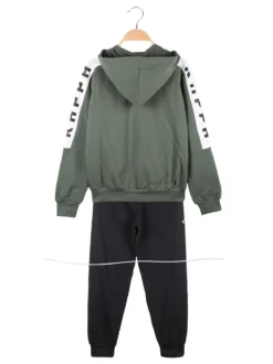 Kappa Completo tuta da bambino con cappuccio e zip