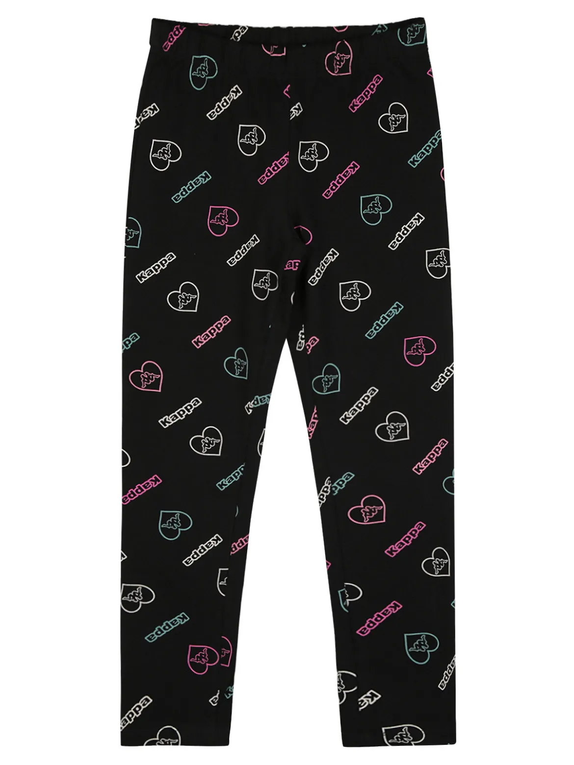 Kappa Completo tuta da ragazza con cappuccio e leggings logo - acqua marina