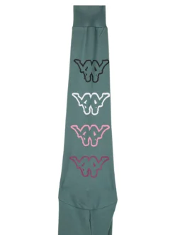Kappa Completo tuta da ragazza con cappuccio e leggings logo - acqua marina