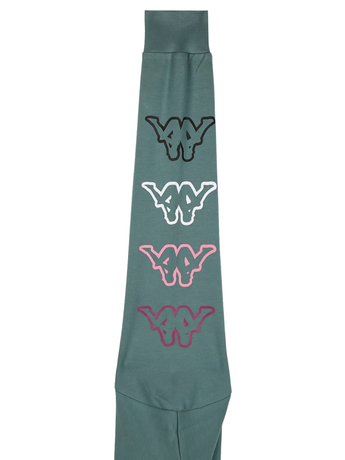 Kappa Completo tuta da ragazza con cappuccio e leggings logo - acqua marina