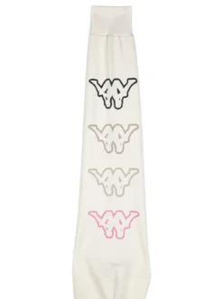 Kappa Completo tuta da ragazza con cappuccio e leggings logo - panna