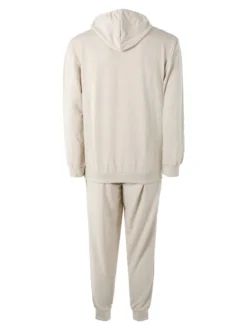 Kappa Completo tuta da uomo 2 pezzi con cappuccio in misto cotone - beige