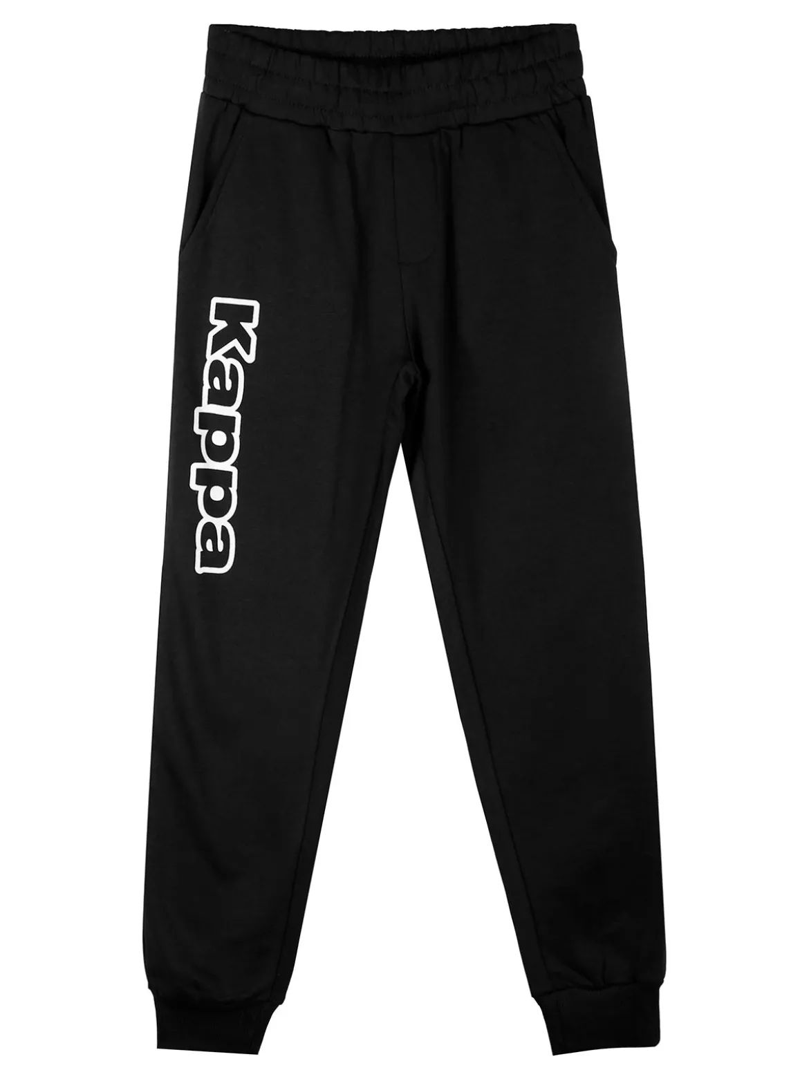 Kappa Completo tuta girocollo da ragazzo 2 pezzi - nero
