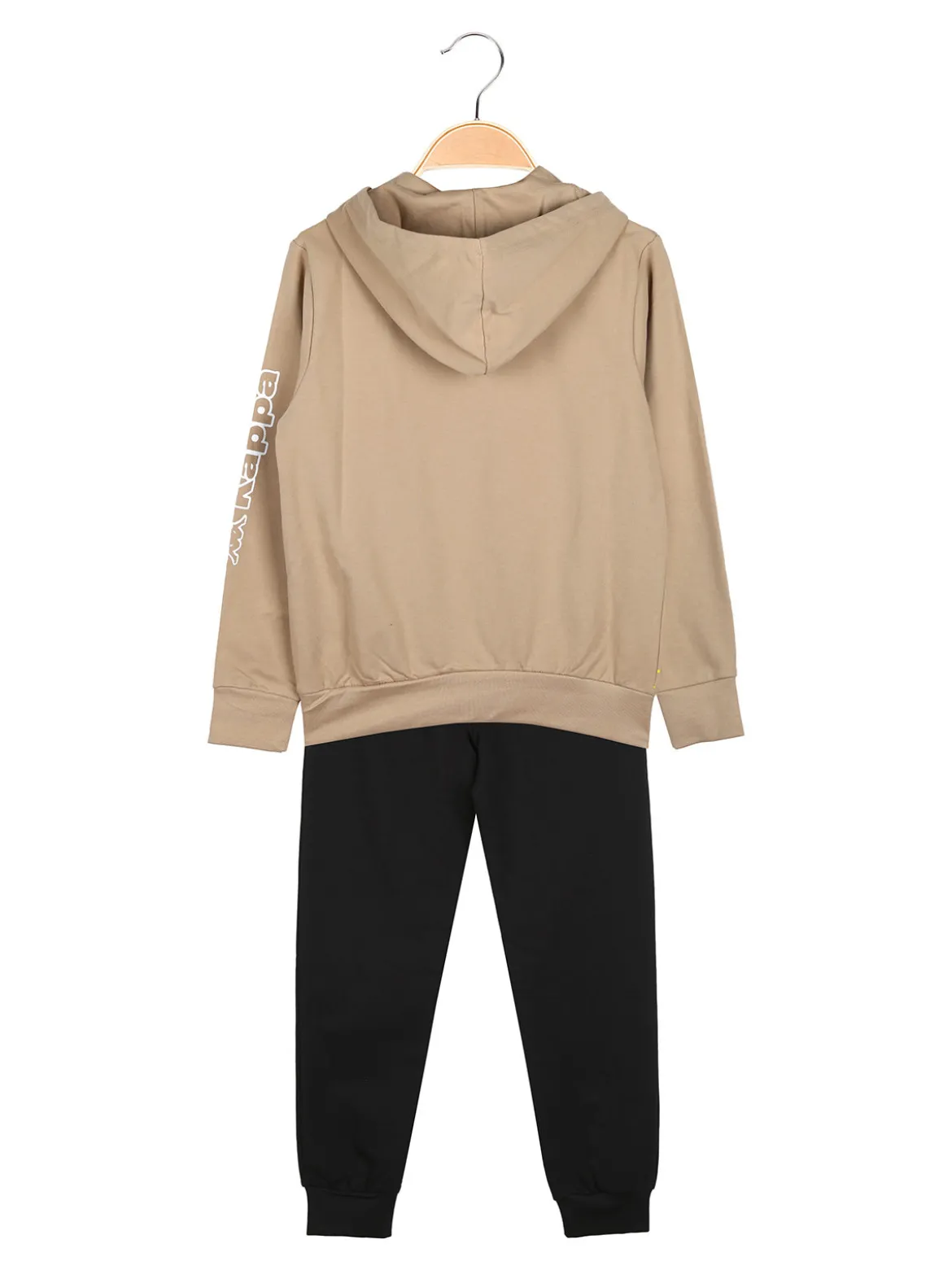 Kappa Completo tuta 2 pezzi da bambino con cappuccio - khaki