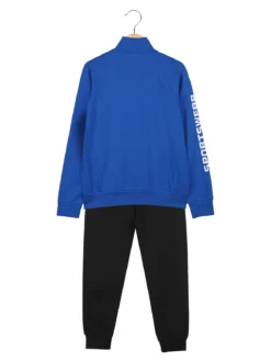 Kappa Completo tuta 2 pezzi da bambino full zip in cotone - blu