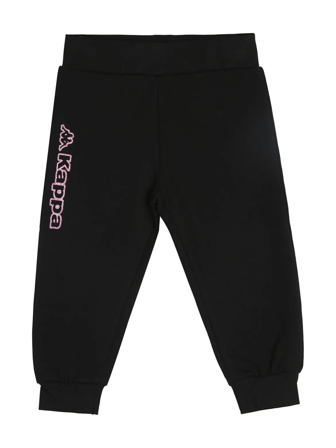 Kappa Completo tuta 2 pezzi glitter da neonata con interno felpato - fucsia