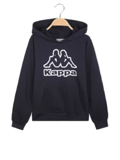 Kappa Felpa da ragazzo con cappuccio in cotone felpato