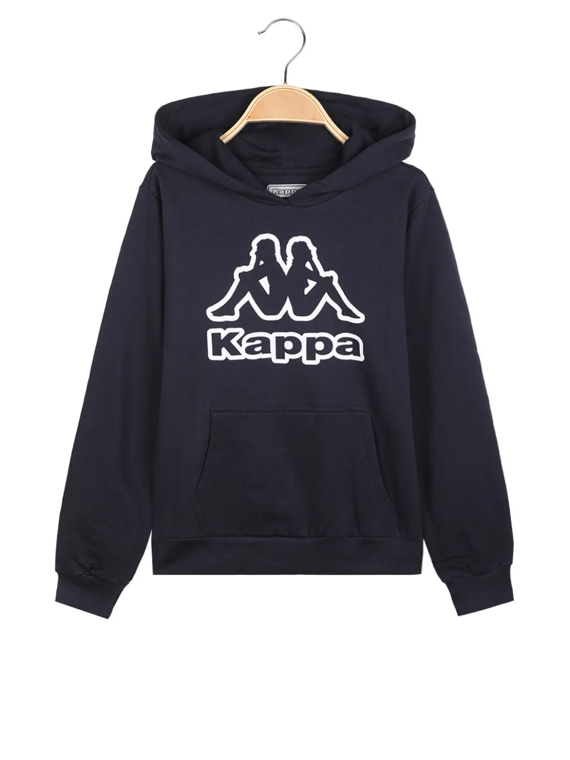 Kappa Felpa da ragazzo con cappuccio in cotone felpato