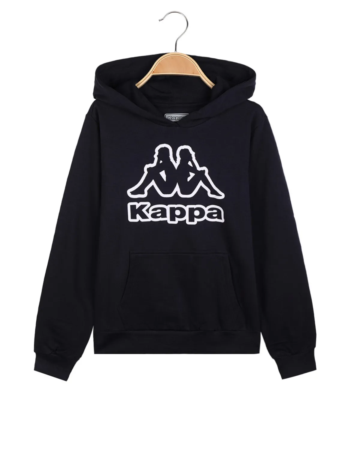 Kappa Felpa da ragazzo con cappuccio in cotone felpato